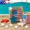 100 Pcs Small White Wooden Stars – 1 x 0.19 Inch Unfinished Wood Cutouts for Crafts, Patriotic Decorations, DIY Painting, Tiered Trays & Holiday/Christmas Décor